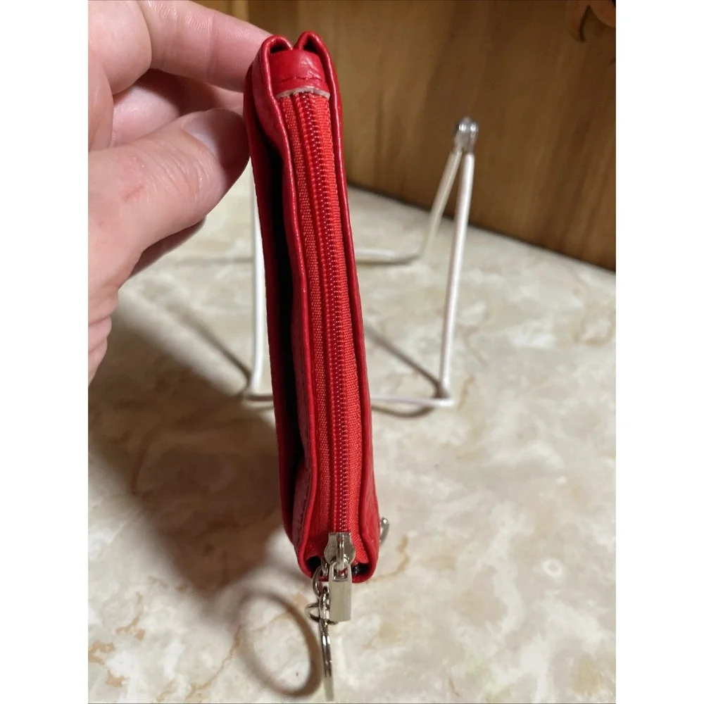 Perfect Little Red‎ Carry Change Purse or Minimalist Wallet